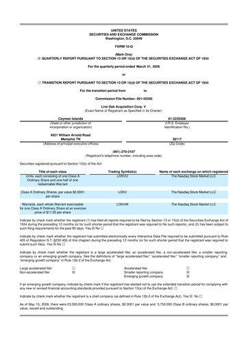 Miniature Teamshares 10-Q Rapport trimestriel 2026 