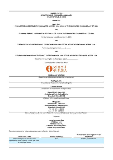 Thumbnail Xiao-I 20-F Annual Report 2025