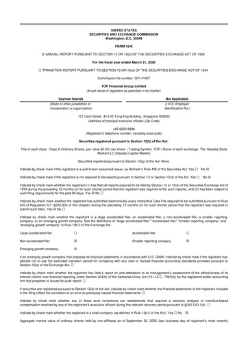Thumbnail TOP Financial Group Limited 10-K Annual Report 2026