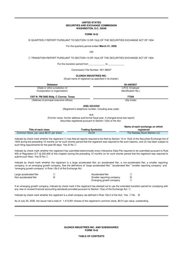 Thumbnail Safe & Green Holdings 10-Q Quarterly Report FY2026 