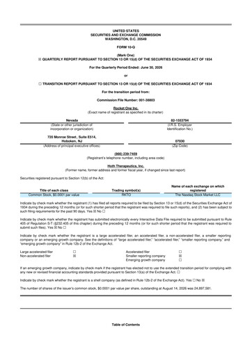 Thumbnail Hoth Therapeutics 10-Q Quarterly Report FY2026 