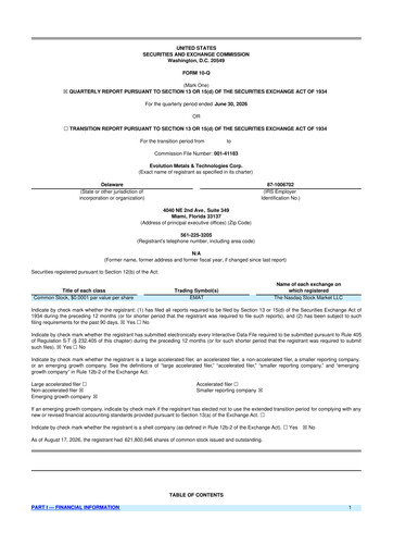 Thumbnail Evolution Metals & Technologies 10-Q Quarterly Report FY2026 