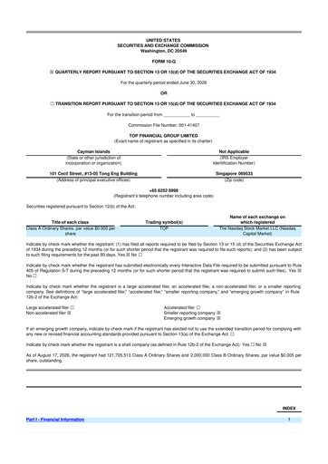 Thumbnail TOP Financial Group Limited 10-Q Quarterly Report FY2027 