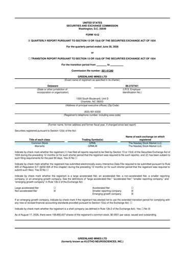 Thumbnail Greenland Mines 10-Q Quarterly Report FY2026 Q2