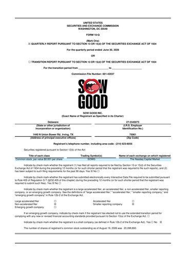 Thumbnail Sow Good 10-Q Quarterly Report FY2026 