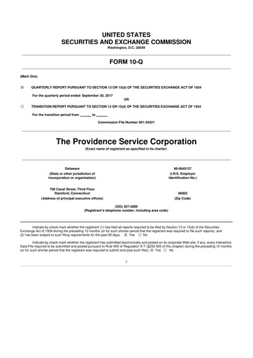 Thumbnail ModivCare 10-Q Quarterly Report FY2017 