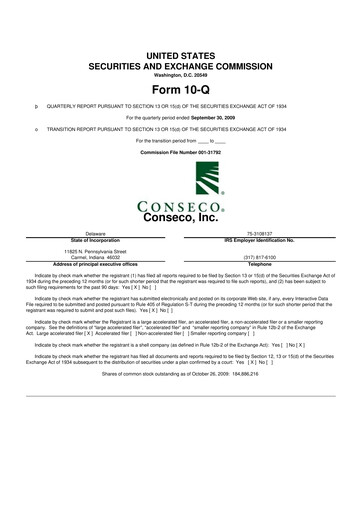 Vorschaubild CNO Financial Group
 10-Q Quartalsbericht  