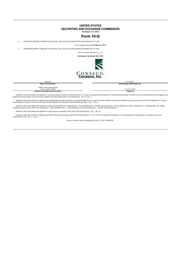 Vorschaubild CNO Financial Group
 10-Q Quartalsbericht  