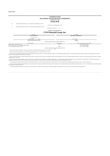 Vorschaubild CNO Financial Group
 10-K Jahresbericht 2024