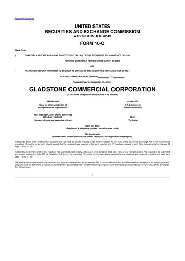 Thumbnail Gladstone Commercial 10-Q Quarterly Report FY2017 