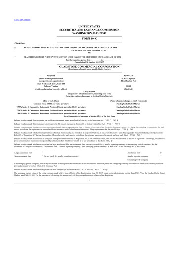 Thumbnail Gladstone Commercial 10-K Annual Report 2017