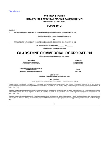 Thumbnail Gladstone Commercial 10-Q Quarterly Report FY2018 