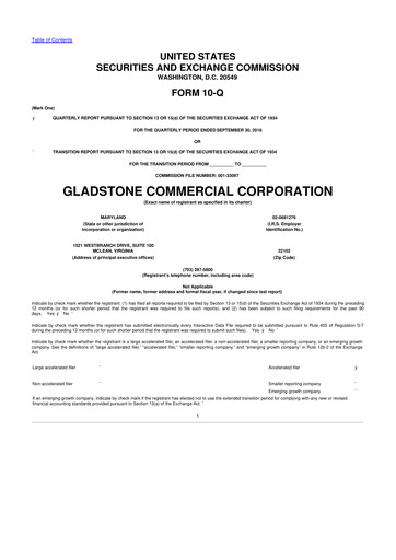 Thumbnail Gladstone Commercial 10-Q Quarterly Report FY2018 