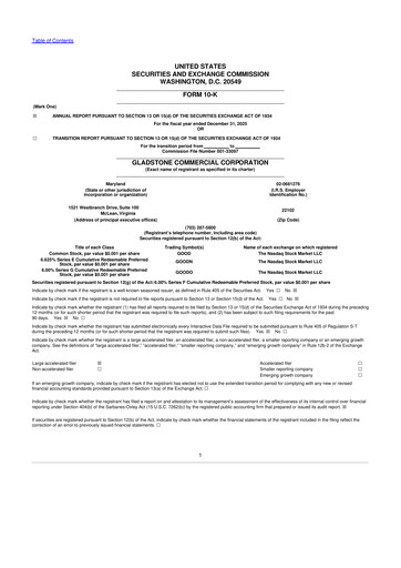 Thumbnail Gladstone Commercial 10-K Annual Report 2025