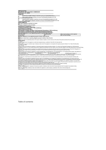 Vorschaubild ArcelorMittal 20-F Jahresbericht 2025