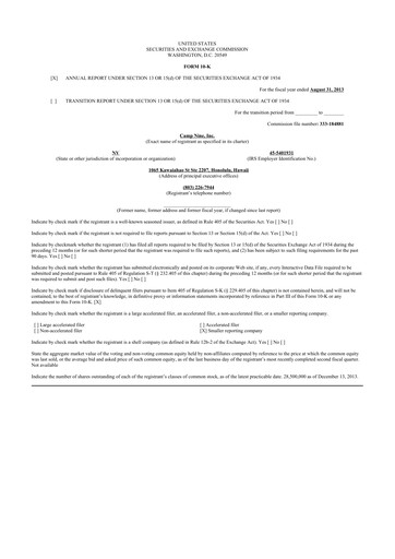 Thumbnail Relmada Therapeutics 10-K Annual Report 2013