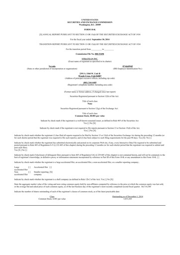 Miniature CleanSpark 10-K Rapport annuel 2014