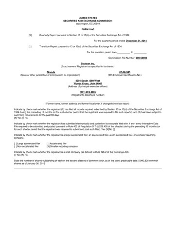 Miniature CleanSpark 10-Q Rapport trimestriel 2015 