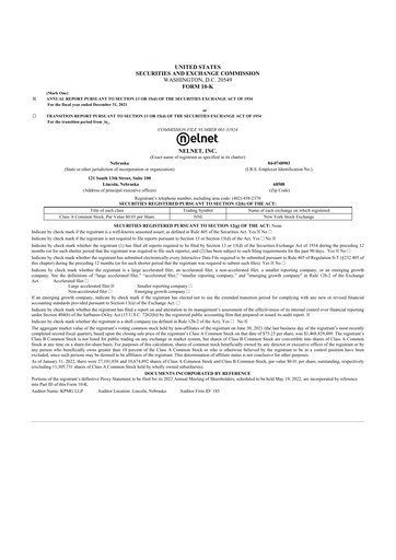 Thumbnail Nelnet 10-K Annual Report 2021