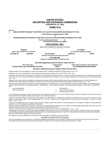 Thumbnail DocuSign 10-K Annual Report 2026