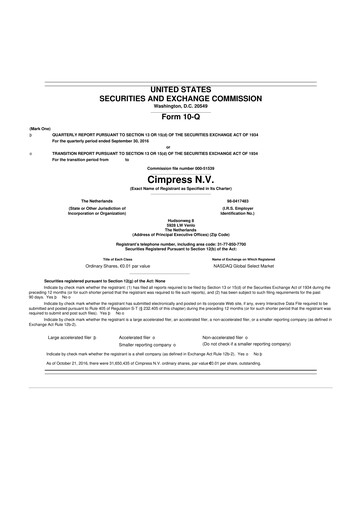 Thumbnail Cimpress 10-Q Quarterly Report FY2017 