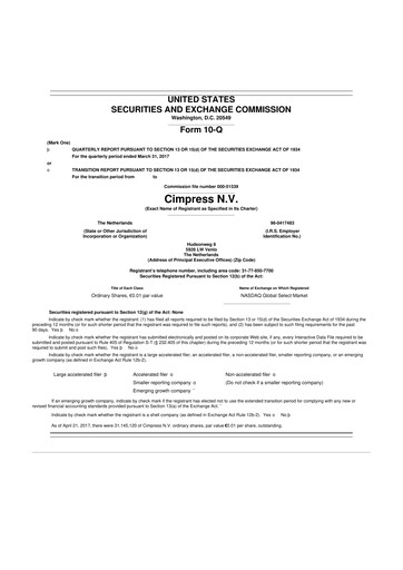 Thumbnail Cimpress 10-Q Quarterly Report FY2017 