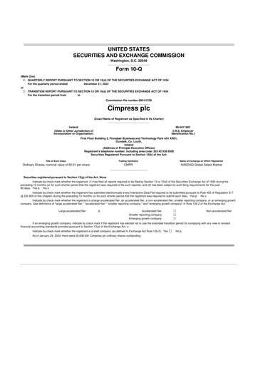 Thumbnail Cimpress 10-Q Quarterly Report FY2024 