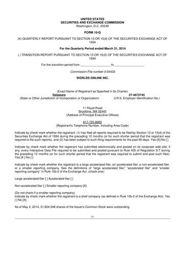 Thumbnail MariMed 10-Q Quarterly Report FY2014 