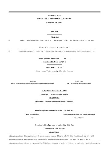 Thumbnail MariMed 10-K Annual Report 2015