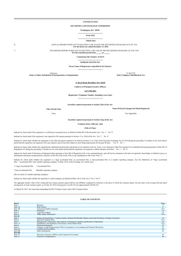 Thumbnail MariMed 10-K Annual Report 2016