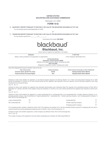 Thumbnail Blackbaud 10-Q Quarterly Report FY2023 
