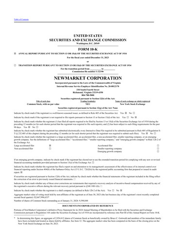 Thumbnail NewMarket Corp 10-K Annual Report 2023