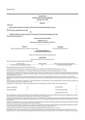Thumbnail LegalZoom 10-K Annual Report 2023