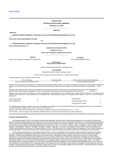 Vorschaubild LegalZoom 10-Q Quartalsbericht 2024 