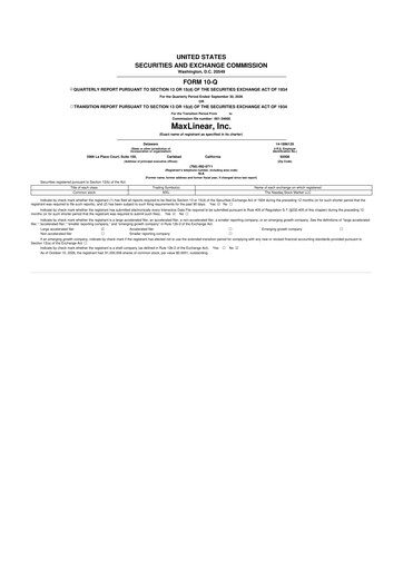 Thumbnail MaxLinear 10-Q Quarterly Report FY2026 Q3