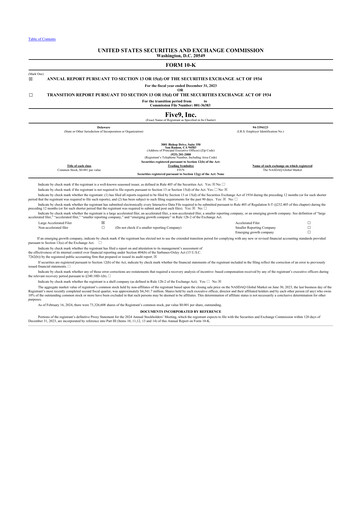 Thumbnail Five9 10-K Annual Report 2023