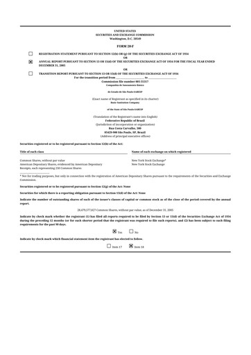 Miniature Sabesp 20-F Rapport annuel 