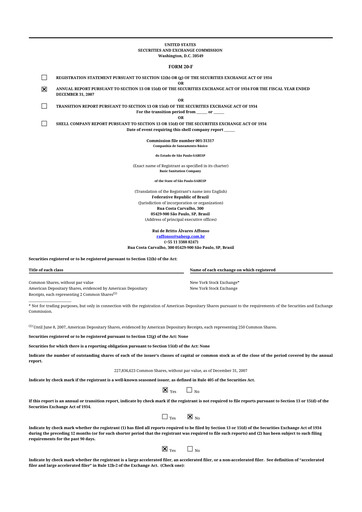 Miniature Sabesp 20-F Rapport annuel 