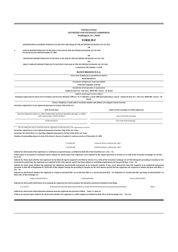 Thumbnail Banco Bradesco 20-F Annual Report 2009