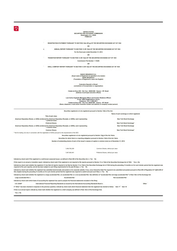 Thumbnail Banco Bradesco 20-F Annual Report 