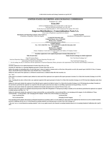 Thumbnail edenor 20-F Annual Report 