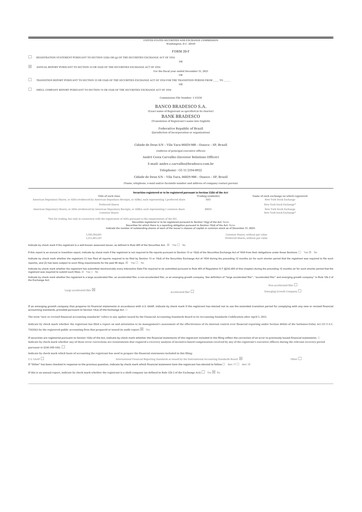 Thumbnail Banco Bradesco 20-F Annual Report 2023