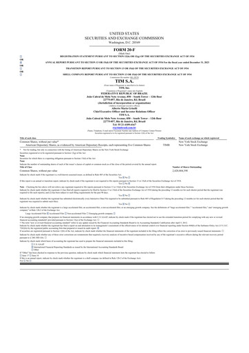 Thumbnail TIM S.A. 20-F Annual Report 2023