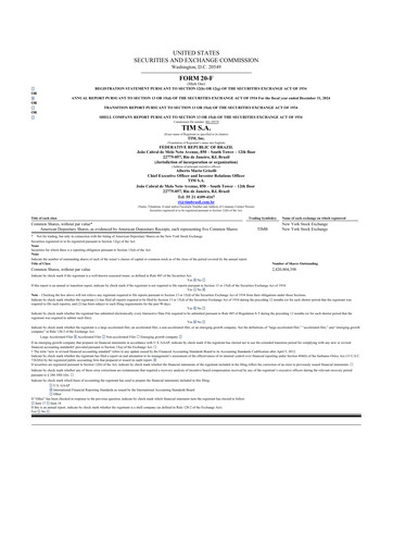 Thumbnail TIM S.A. 20-F Annual Report 2024