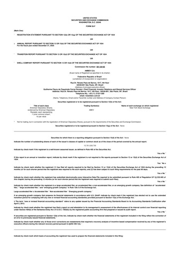 Thumbnail Ambev 20-F Annual Report 2025