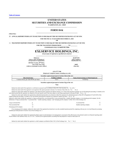 Thumbnail EXL Service
 10-K Annual Report 2020