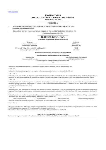 Thumbnail Axos Financial
 10-K Annual Report 2015