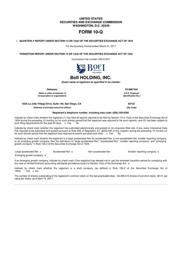 Thumbnail Axos Financial
 10-Q Quarterly Report FY2017 