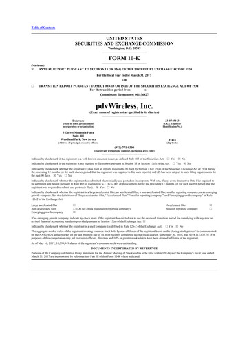 Thumbnail Anterix 10-K Annual Report 2017