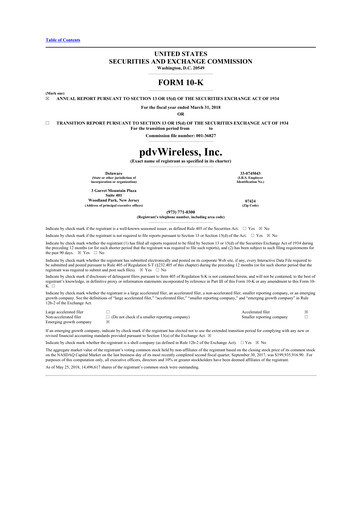 Thumbnail Anterix 10-K Annual Report 2018